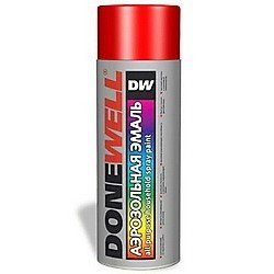 Эмаль аэрозольная универсальная металлик "DONEWELL" хром (520мл) (12) (DW-1027) 