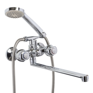 Смеситель для ванной "LUCKY TAP" BBD-2005-35L-76, 1/2", зол. переключатель душа, латунь (10) (923) 