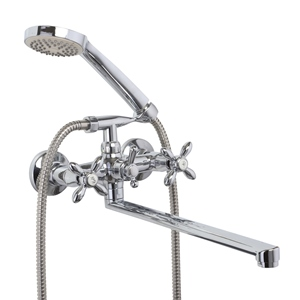 Смеситель для ванной "LUCKY TAP" BBD-2006-35L-77, 1/2", шаровый переключатель душа, латунь (915) 