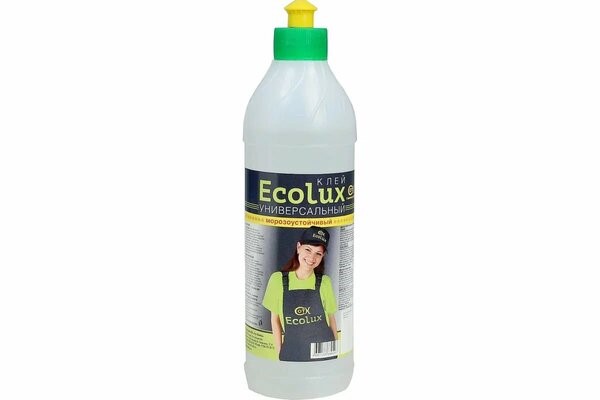 Клей универсальный полимерный "ECOLUX" (0,25л) (35шт) 