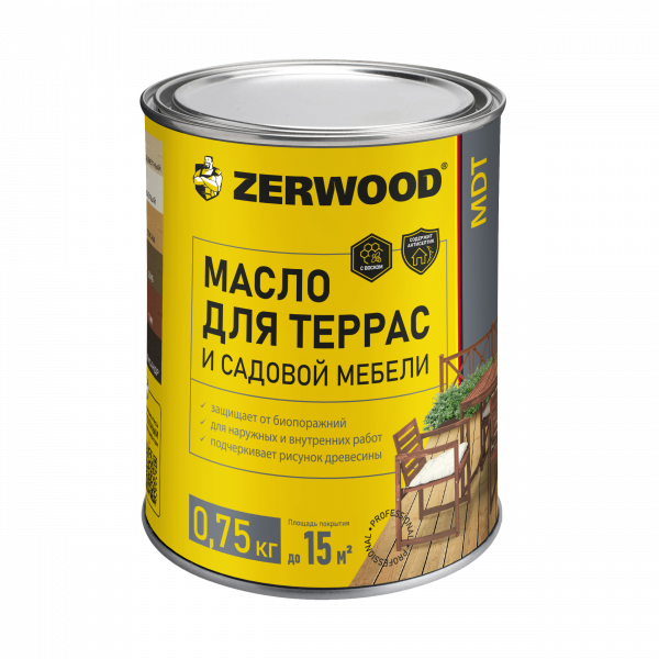 МАСЛО для террас ZERWOOD MDT палисандр (0,75кг) (14) (00972473) 