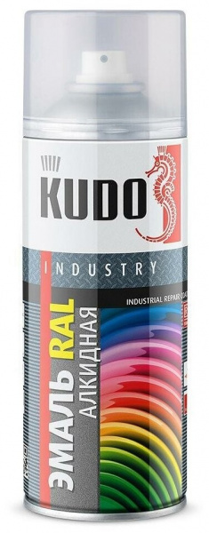 KU- 07046 Эмаль KUDO универсальная RAL 7046 серый 520мл (6)    