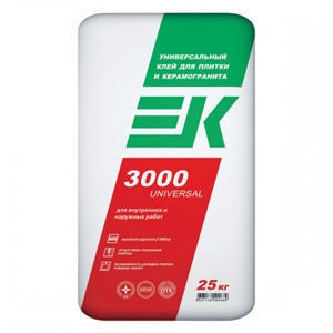 EK3000 UNIVERSAL клей для плитки и керамогранита (25кг) (60)  