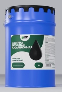 Мастика битумная Изоляционная МБИ (15л/15кг) БЭТ (48) 