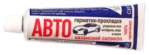 Автогерметик прокладка 60гр белый (КЗГ) (100) 