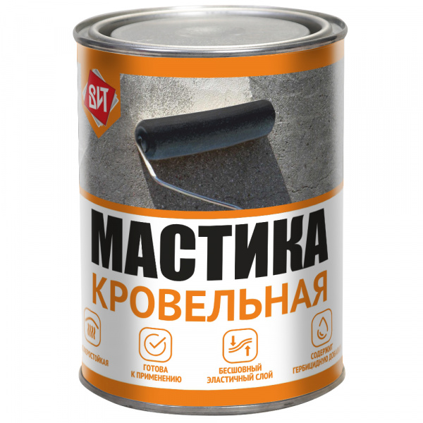 Мастика "Царицынские краски" кровельная  (1,6кг) (6) 