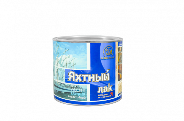Лак яхтный "Радуга" алкидно-уретановый глянцевый бесцветный (0,9л) (6) 