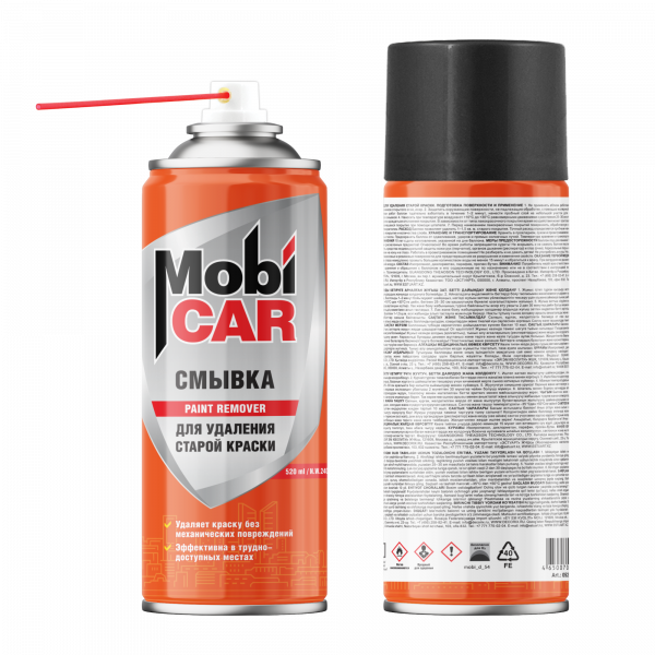 Смывка для удаления старой краски "Mobicar" 520мл (12) (0525-00 MC) 
