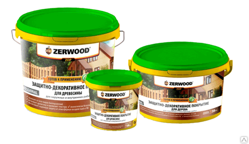 Аквалазурь "ZERWOOD" рябина (2,5кг) (4/240) (001605547558) 