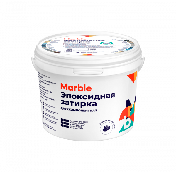 Эпоксидная затирка Marble №405 гранитно-серый (1кг) 
