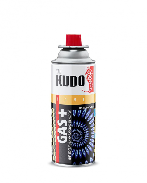 Газ для портативных газовых приборов KУДО GAS+ (520мл) (12/1344) KU-H403 