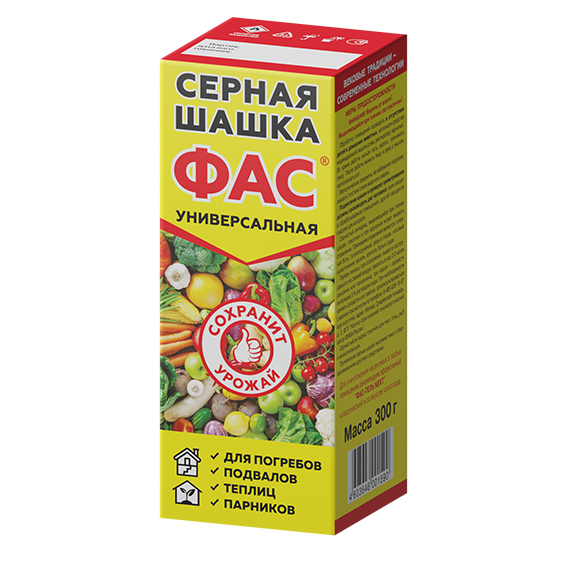 Шашка серная ФАС универсальная 300гр (28) (27633) 