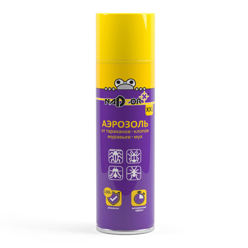 Аэрозоль Nadzor (от тараканов, клопов, муравьев, мух), 440мл (12) (23 397) 
