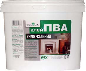 Клей ПВА универсальный "ECOLUX " (0,25кг) (35) 