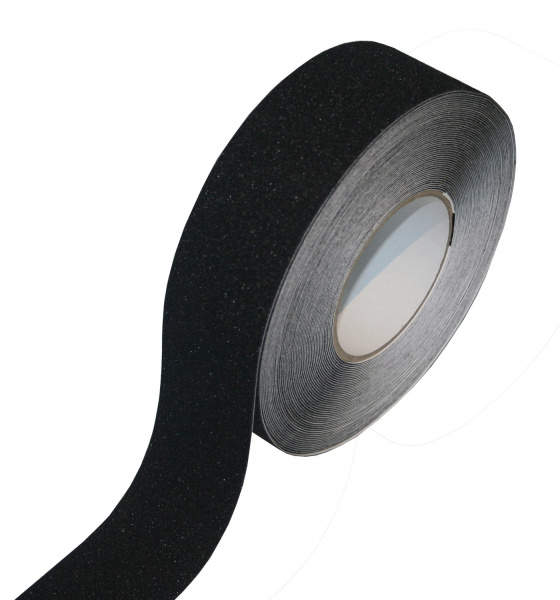 Лента клейкая противоскользящая 25мм х 5м черная "SmartFix" ANTI-SLIP (1) SFP2505B 