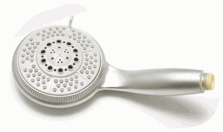 Лейка для душа MELODIA 3 функции, d120мм, хром матовый/серый MKP20554Р (50) 