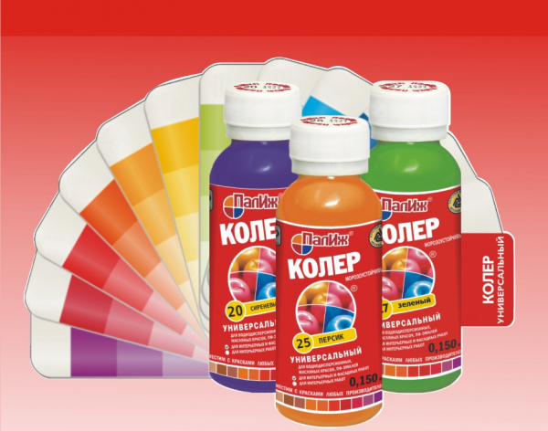 №1002 Паста колеровочная универсальная "Palizh" STANDART (0,1л) серебро (36) 