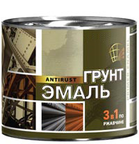 Грунт-эмаль по ржавчине (3в1) "Радуга" голубая (6кг)(4) 