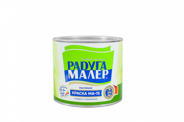 Краска МА-15 "Радуга" ярко-зеленая (1,9кг)(6) 