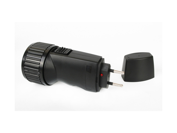 Ultraflash фонарь ручной LED3859 аккумуляторный черный пластик, 5LED 0,4W (715337) 