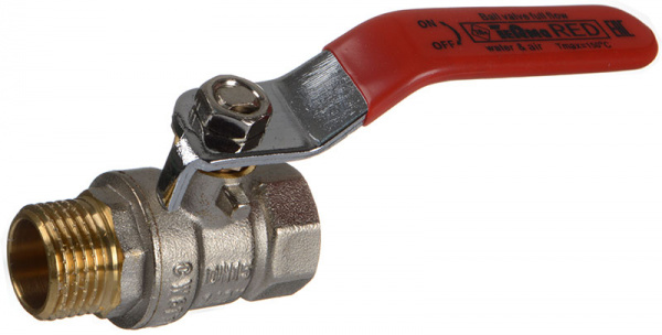 Кран шаровый Terma-RED 1/2 в/н ручка (31002) (12) 