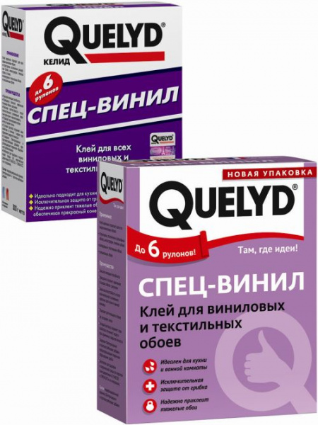 QUELYD Клей обойный "СПЕЦ-ВИНИЛ" 300гр (24шт)   
