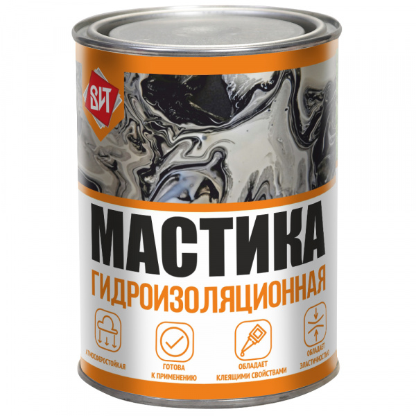 Мастика "Царицынские краски" гидроизоляционная  (1,6кг) (6) 