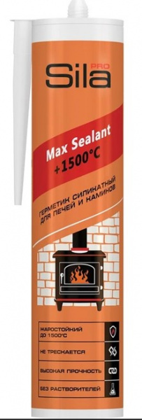 Герметик для печей Sila PRO Sealant 1500°С 280мл (12)