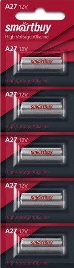 Элемент питания Smartbuy А27 BL5 SBBA-27A5B (min 5) 