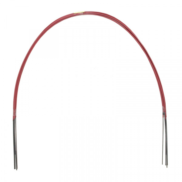 Дуга парниковая проволока в ПВХ L-2,75м Ø6 (комплект 5шт) КРАСНЫЕ 