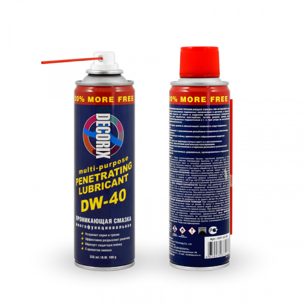Смазка многофункциональная DW-40 DECORIX 335мл (12) (0411-02 DA) 
